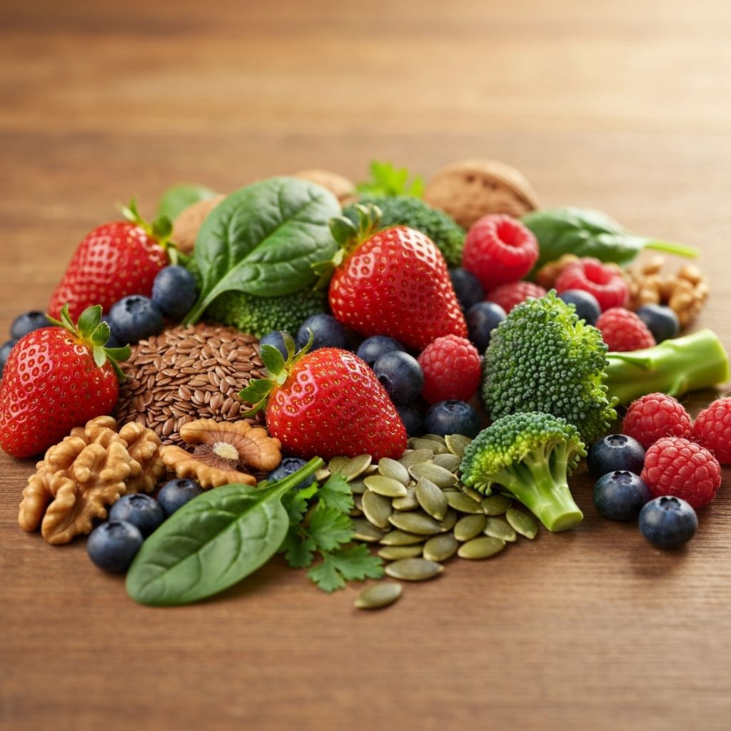 Plant-based superfoods and natural ingredients